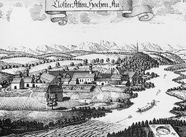 Kloster Altenhohenau im Jahr 1705